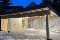 Wooden House Canopy Design Inspiration, Show a Newer Style