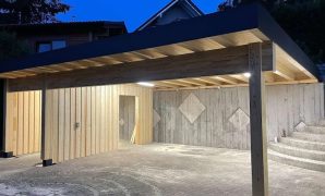 Wooden House Canopy Design Inspiration, Show a Newer Style