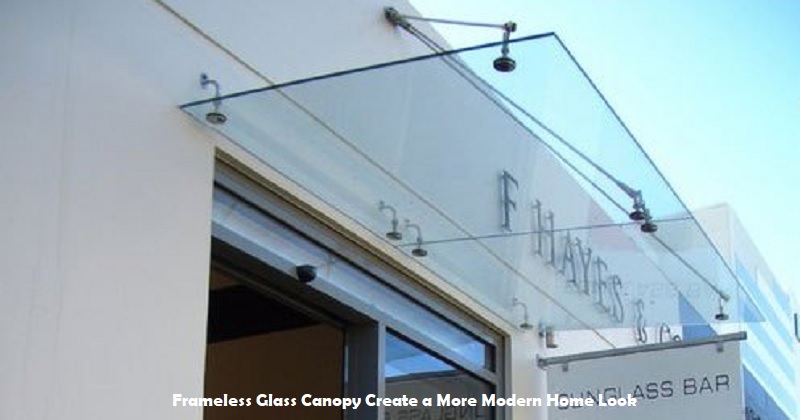 Frameless Glass Canopy
