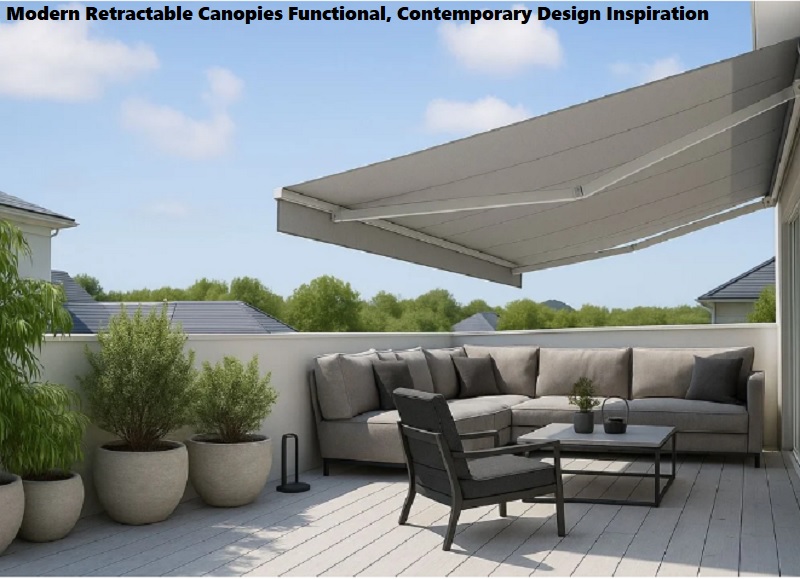 Modern Retractable Canopies Functional, Contemporary Design Inspiration