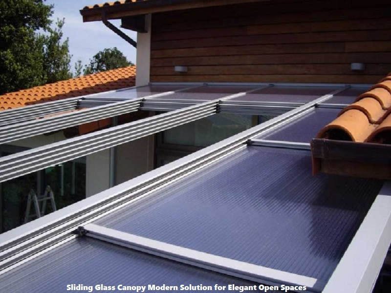 Sliding Glass Canopy